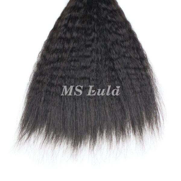 Virgin Hair Weave Bundles Kinky Straight - Image 6